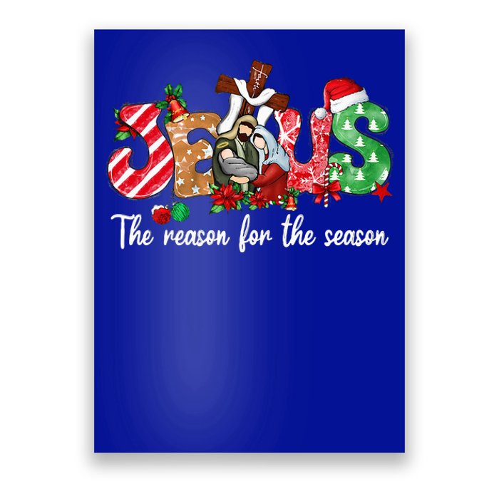 Christmas Jesus Is The Reason For The Season Jesus Pajamas  Poster