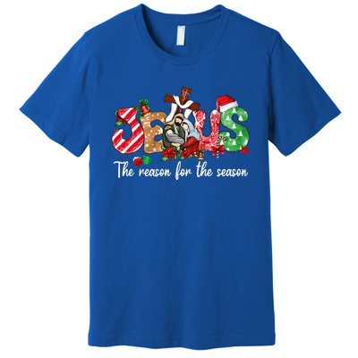 Christmas Jesus Is The Reason For The Season Jesus Pajamas  Premium T-Shirt