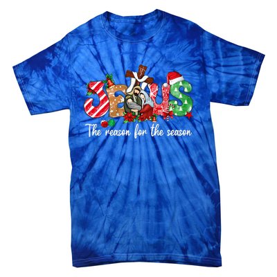 Christmas Jesus Is The Reason For The Season Jesus Pajamas  Tie-Dye T-Shirt