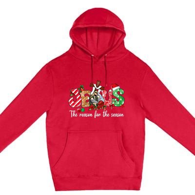 Christmas Jesus Is The Reason For The Season Jesus Pajamas  Premium Pullover Hoodie