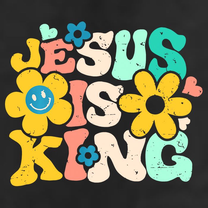 Christian Jesus Is King Aesthetic Groovy Adult Drive Performance Visor