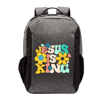 Christian Jesus Is King Aesthetic Groovy Vector Backpack