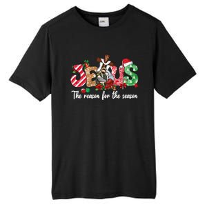 Christmas Jesus Is The Reason For The Season Jesus Pajamas Cute Gift Tall Fusion ChromaSoft Performance T-Shirt