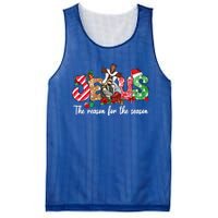 Christmas Jesus Is The Reason For The Season Jesus Pajamas Cute Gift Mesh Reversible Basketball Jersey Tank