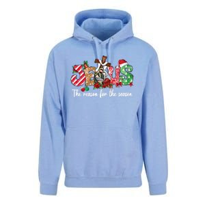 Christmas Jesus Is The Reason For The Season Jesus Pajamas Cute Gift Unisex Surf Hoodie