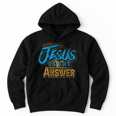 Christianity Jesus Is The Answer Jesus Hoodie