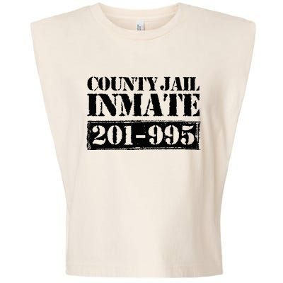 County Jail Inmate Number Halloween Costume Party Garment-Dyed Women's Muscle Tee