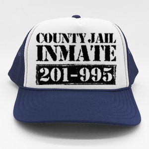 County Jail Inmate Number Halloween Costume Party Trucker Hat