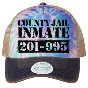 County Jail Inmate Number Halloween Costume Party Legacy Tie Dye Trucker Hat