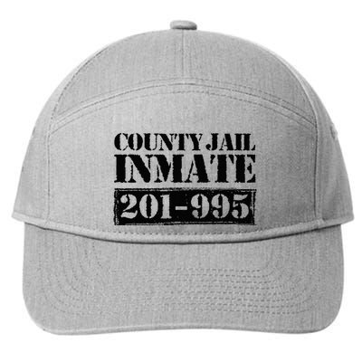County Jail Inmate Number Halloween Costume Party 7-Panel Snapback Hat