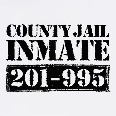 County Jail Inmate Number Halloween Costume Party T-Shirt