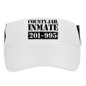 County Jail Inmate Number Halloween Costume Party Adult Drive Performance Visor