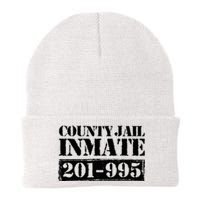 County Jail Inmate Number Halloween Costume Party Knit Cap Winter Beanie