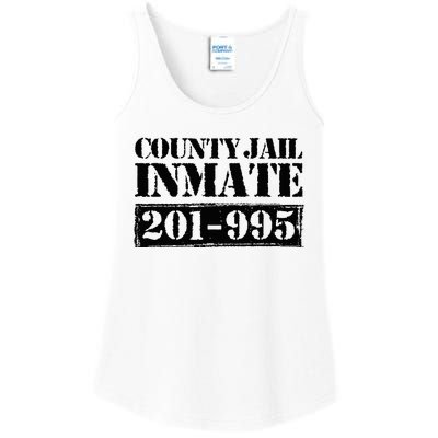 County Jail Inmate Number Halloween Costume Party Ladies Essential Tank