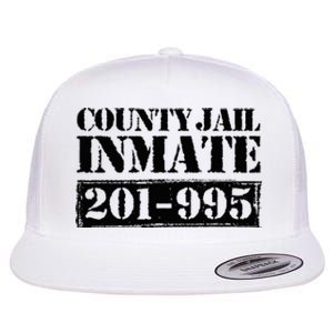 County Jail Inmate Number Halloween Costume Party Flat Bill Trucker Hat