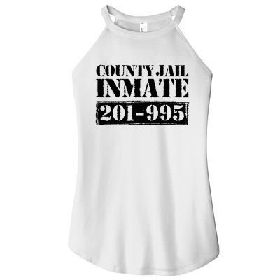 County Jail Inmate Number Halloween Costume Party Women's Perfect Tri Rocker Tank