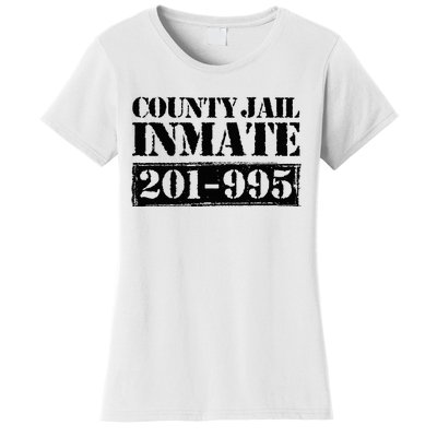 County Jail Inmate Number Halloween Costume Party Women's T-Shirt