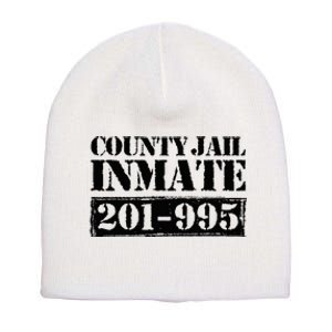 County Jail Inmate Number Halloween Costume Party Short Acrylic Beanie