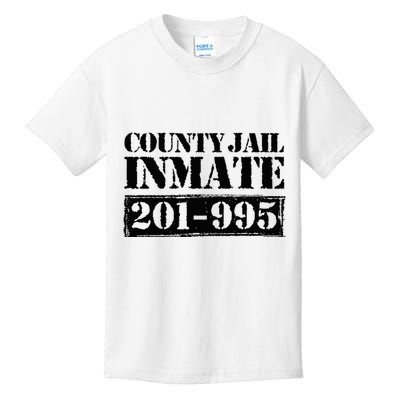 County Jail Inmate Number Halloween Costume Party Kids T-Shirt
