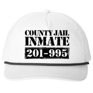 County Jail Inmate Number Halloween Costume Party Snapback Five-Panel Rope Hat