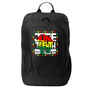 Celebrate Juneteenth Is My Independence Day Map Of Africa Gift City Backpack