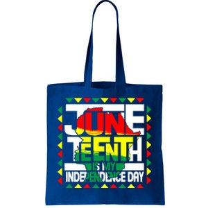 Celebrate Juneteenth Is My Independence Day Map Of Africa Gift Tote Bag