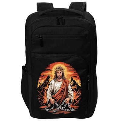 Christian Jesus Is My Rock Biblical Impact Tech Backpack