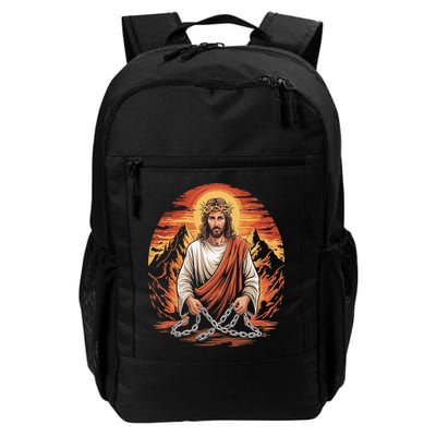 Christian Jesus Is My Rock Biblical Backpack