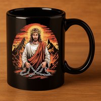 Christian Jesus Is My Rock Biblical 11oz C Handle Ceramic Mug