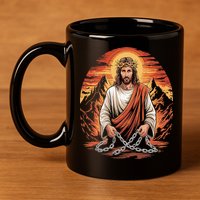 Christian Jesus Is My Rock Biblical 11oz C Handle Ceramic Mug