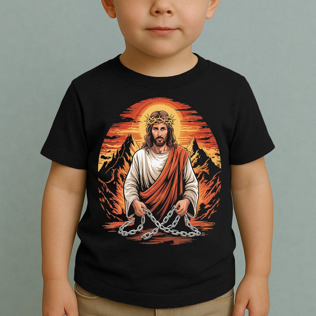 Christian Jesus Is My Rock Biblical Toddler T-Shirt