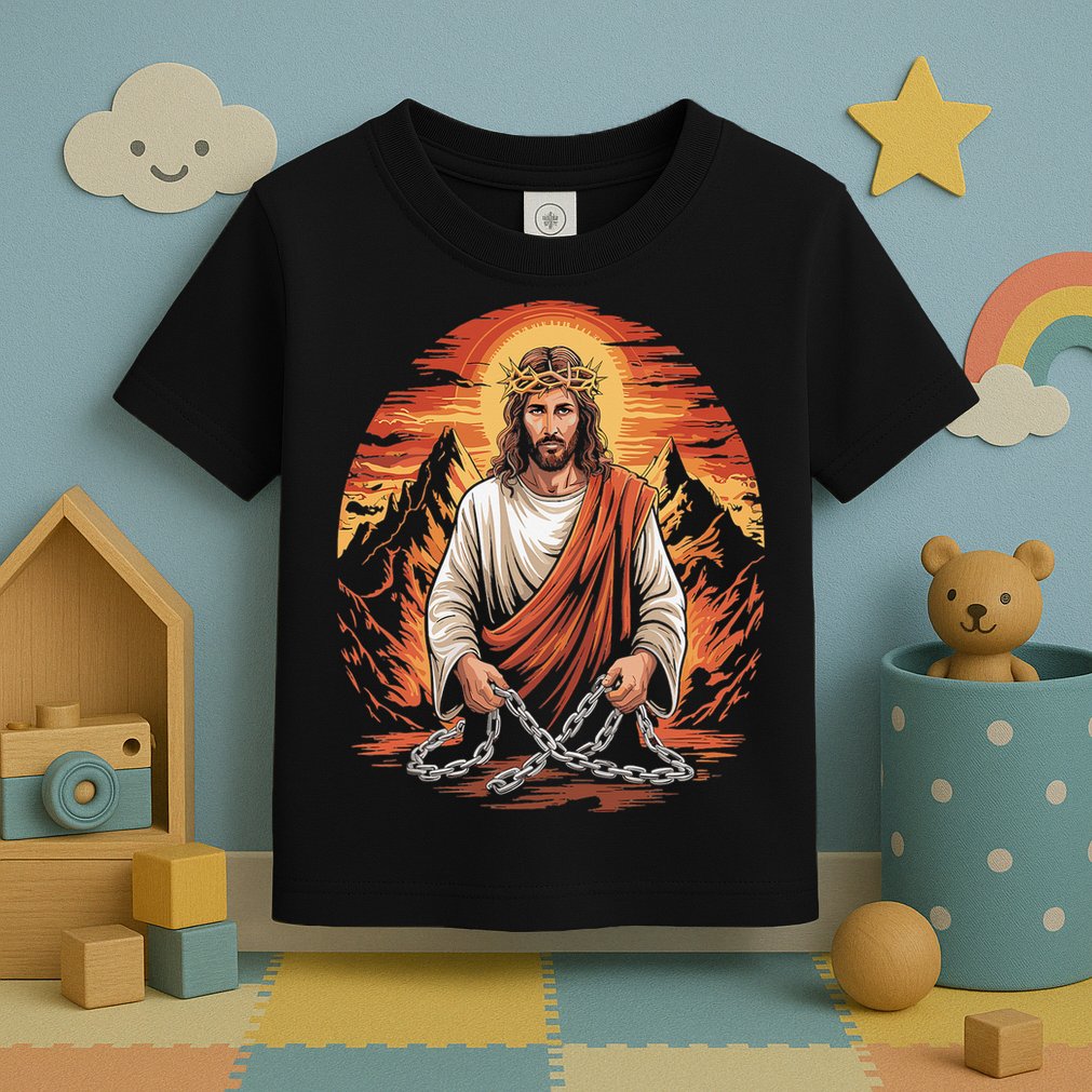 Christian Jesus Is My Rock Biblical Toddler T-Shirt
