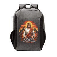 Christian Jesus Is My Rock Biblical Vector Backpack