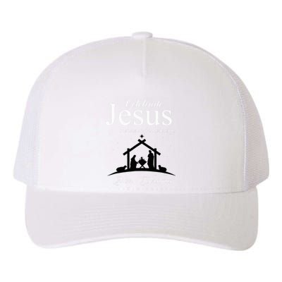 Celebrate Jesus Is The Reason For The Season Christmas Yupoong Adult 5-Panel Trucker Hat