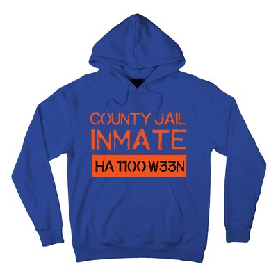 Country Jail Inmate Prison Costume Easy Halloween Gifts Hoodie