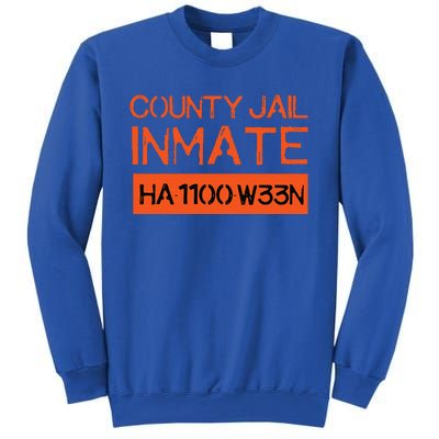 Country Jail Inmate Prison Costume Easy Halloween Gifts Sweatshirt