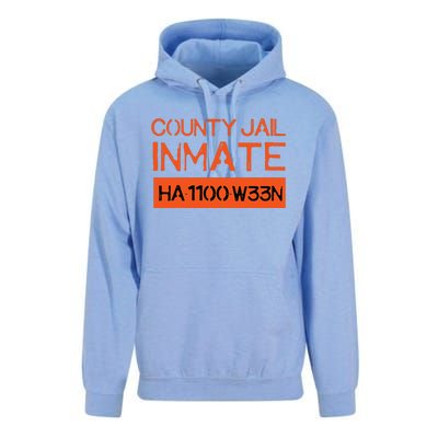 Country Jail Inmate Prison Costume Easy Halloween Gifts Unisex Surf Hoodie