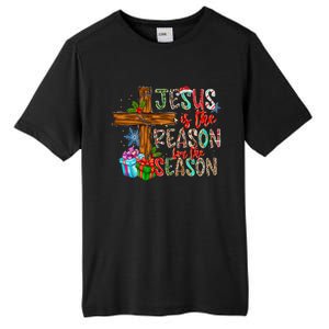 Christmas Jesus Is The Reason For The Season Jesus Pajamas Great Gift Tall Fusion ChromaSoft Performance T-Shirt