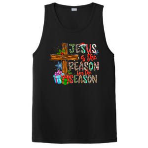 Christmas Jesus Is The Reason For The Season Jesus Pajamas Great Gift PosiCharge Competitor Tank