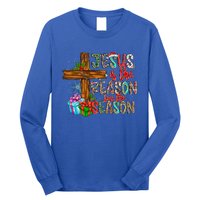 Christmas Jesus Is The Reason For The Season Jesus Pajamas Great Gift Long Sleeve Shirt