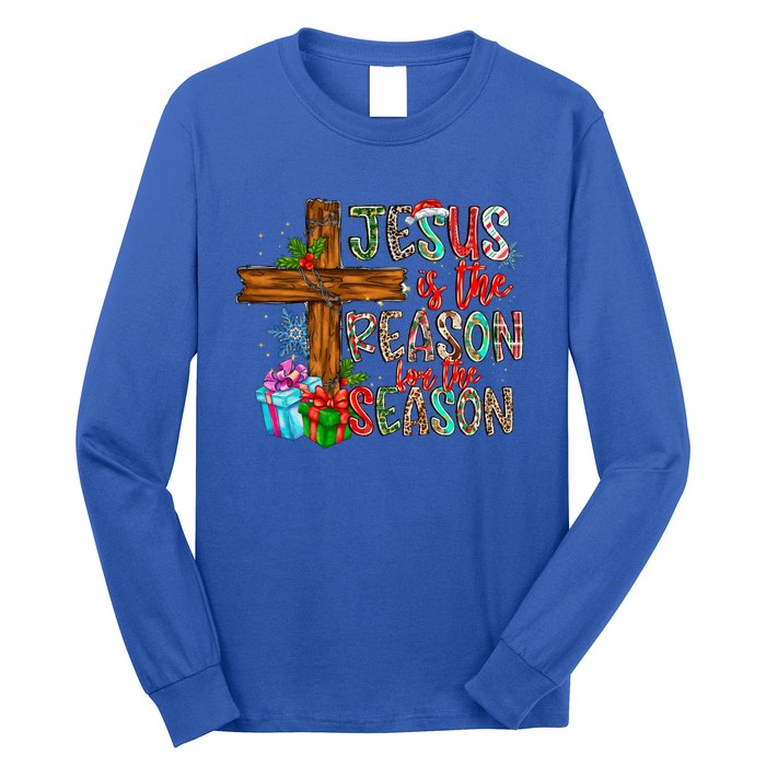 Christmas Jesus Is The Reason For The Season Jesus Pajamas Great Gift Long Sleeve Shirt