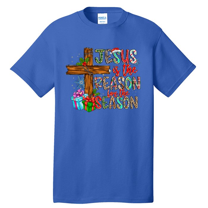 Christmas Jesus Is The Reason For The Season Jesus Pajamas Great Gift Tall T-Shirt