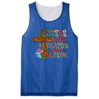 Christmas Jesus Is The Reason For The Season Jesus Pajamas Great Gift Mesh Reversible Basketball Jersey Tank