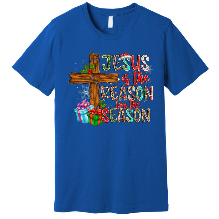 Christmas Jesus Is The Reason For The Season Jesus Pajamas Great Gift Premium T-Shirt