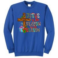 Christmas Jesus Is The Reason For The Season Jesus Pajamas Great Gift Tall Sweatshirt