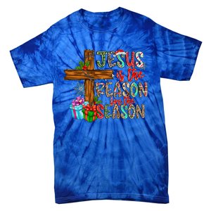 Christmas Jesus Is The Reason For The Season Jesus Pajamas Great Gift Tie-Dye T-Shirt