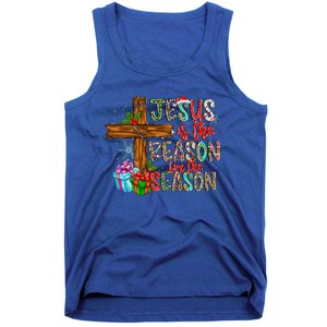 Christmas Jesus Is The Reason For The Season Jesus Pajamas Great Gift Tank Top