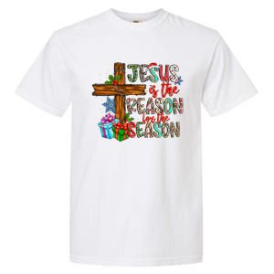 Christmas Jesus Is The Reason For The Season Jesus Pajamas Great Gift Garment-Dyed Heavyweight T-Shirt