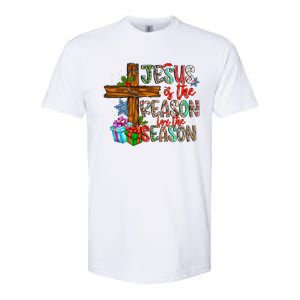 Christmas Jesus Is The Reason For The Season Jesus Pajamas Great Gift Softstyle CVC T-Shirt