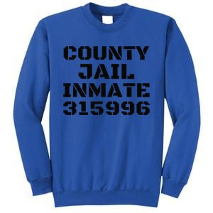 COUNTY JAIL INMATE 315996 Halloween DIY Gift Group Sweatshirt